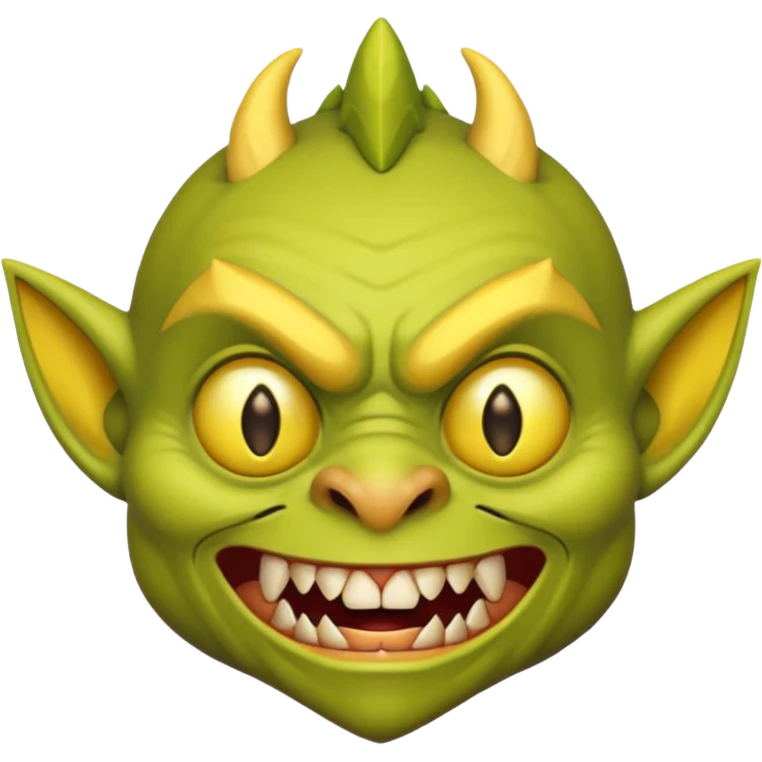 Goblin yellow  emoji