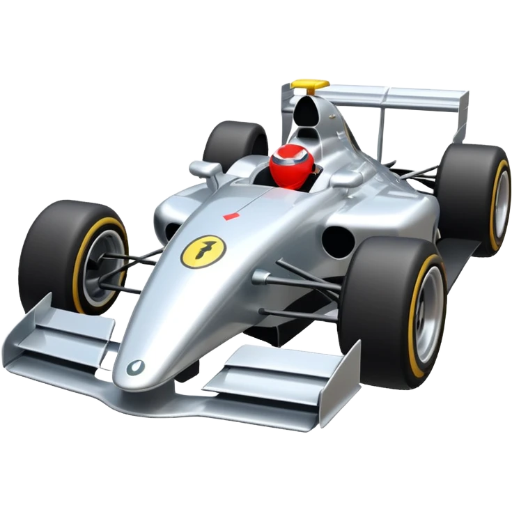 Un auto estilo formula uno emoji