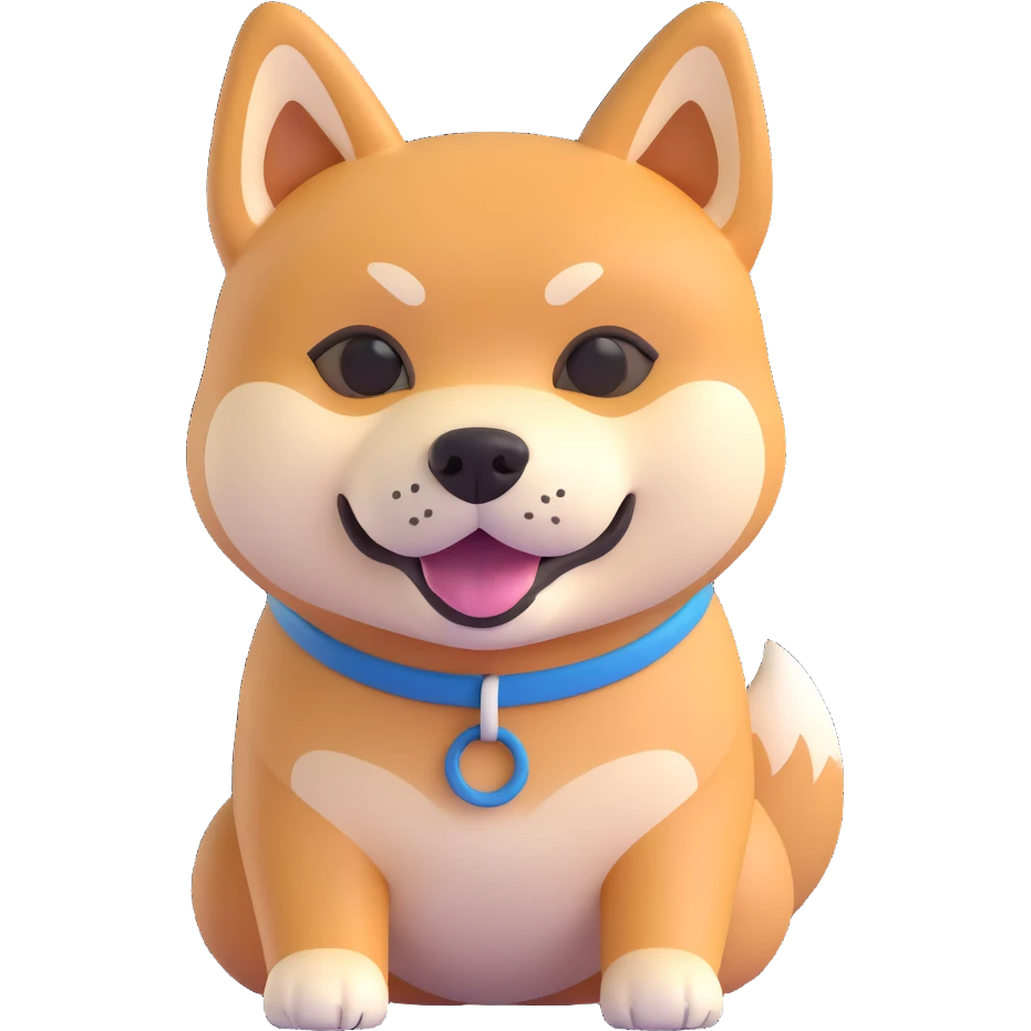 shiba inu, cool emoji