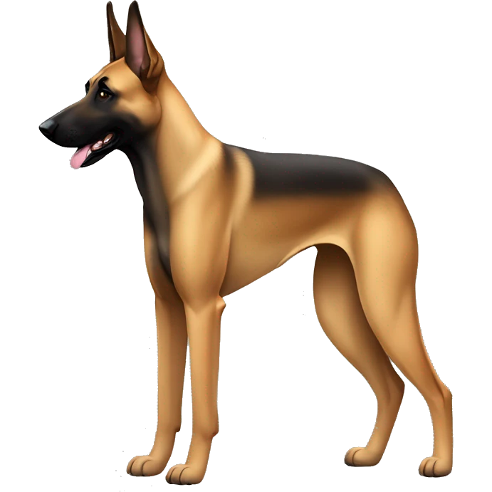Belgian Malinois Dog Breed Full Body emoji