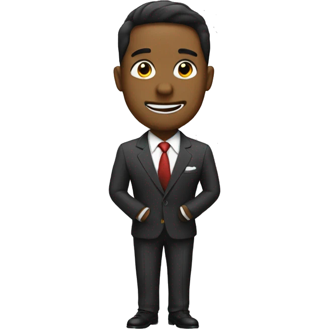 applause in a suit emoji