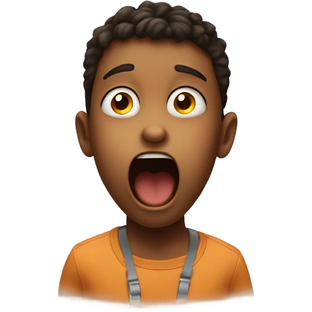 shocked kid emoji