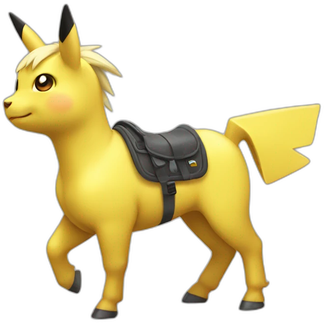 pikachu horse emoji