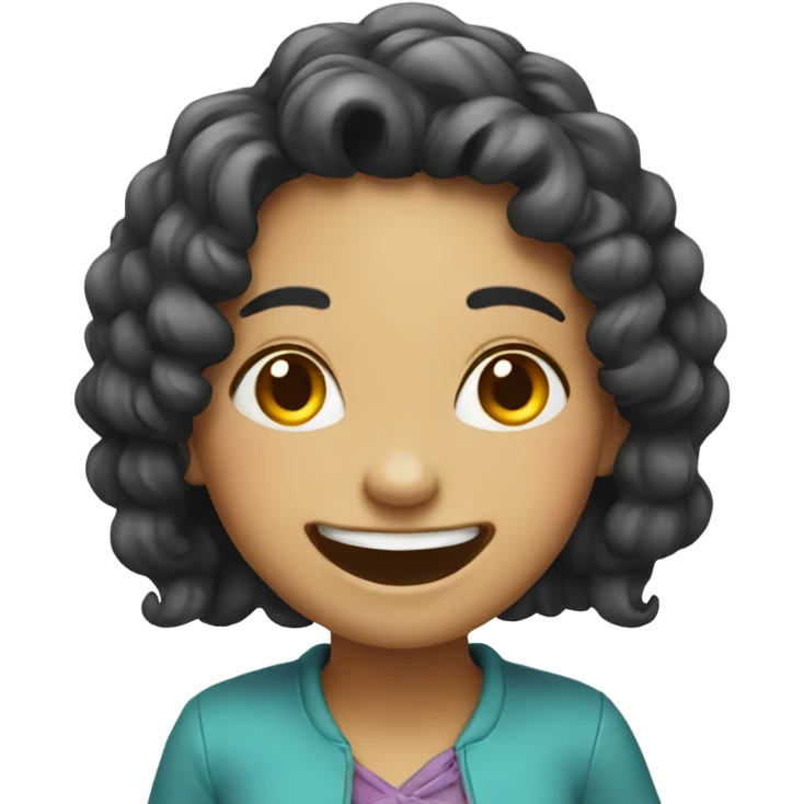 Laugh girl emoji