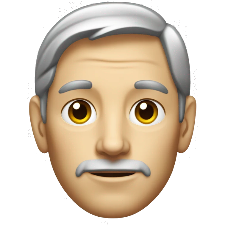 young Steve jobs with wrinkles emoji