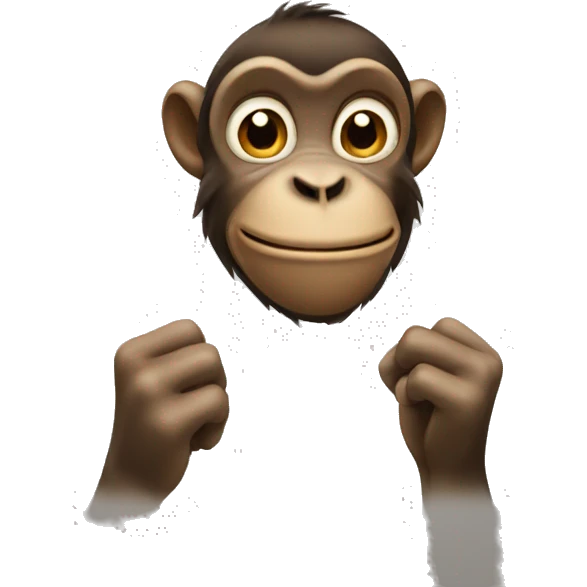 Monkey shaking head emoji