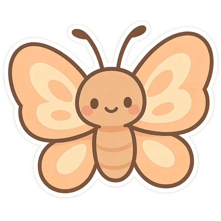 一只可爱的蝴蝶 emoji