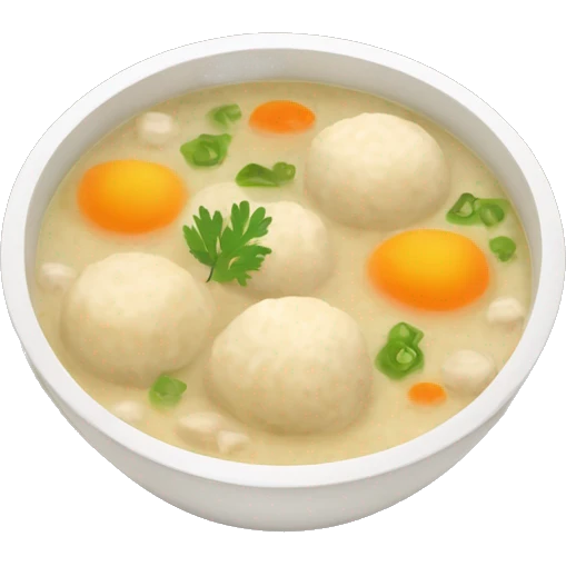 Matzah ball soup emoji
