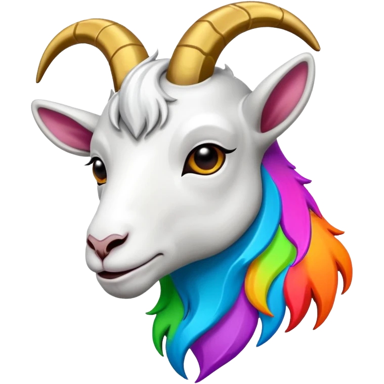 goat graffiti logo emoji