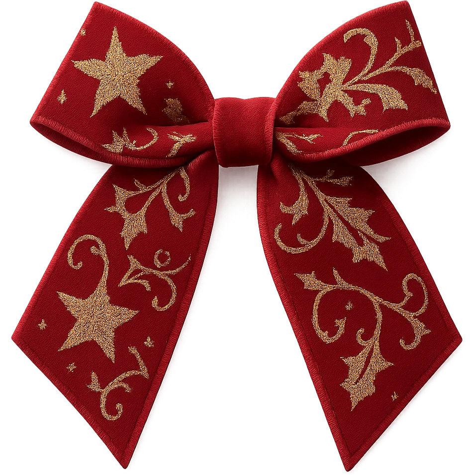 Christmas bow , remove background emoji