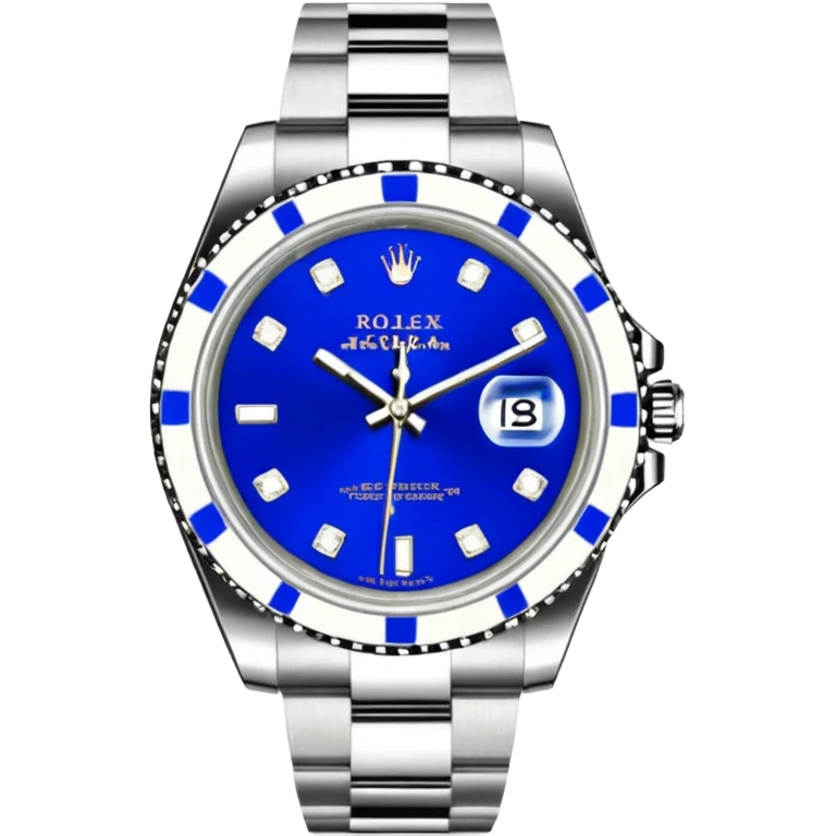 rolex wysadzany diamentami emoji