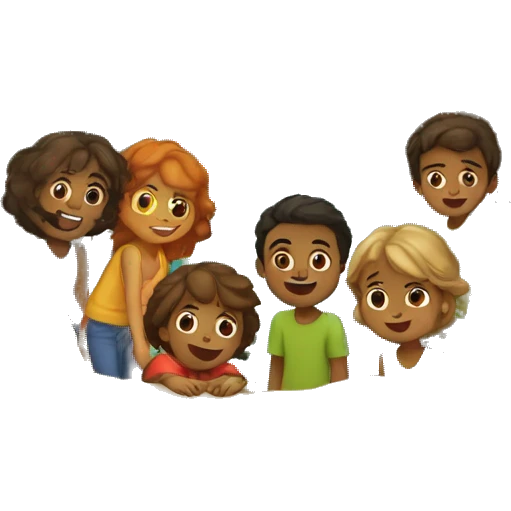 cave pleine d'enfants  emoji