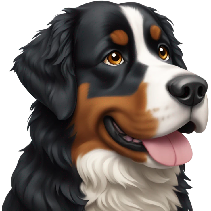 Bernese mountain emoji