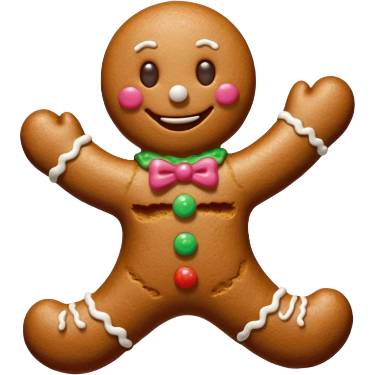 Omino pan di zenzero emoji