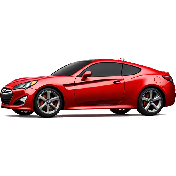 Genesis coupe red emoji