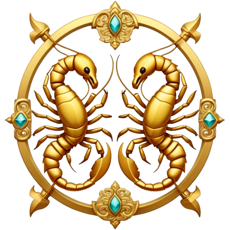 Scorpion and Sagittarius sign emoji