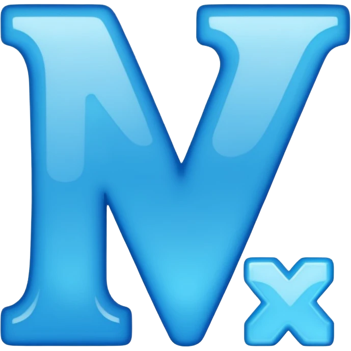 Cute v letter emoji