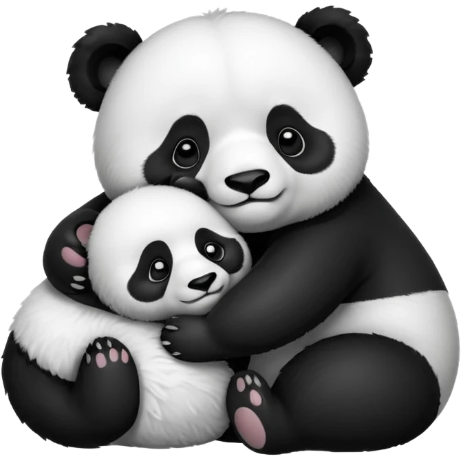 Panda love  emoji