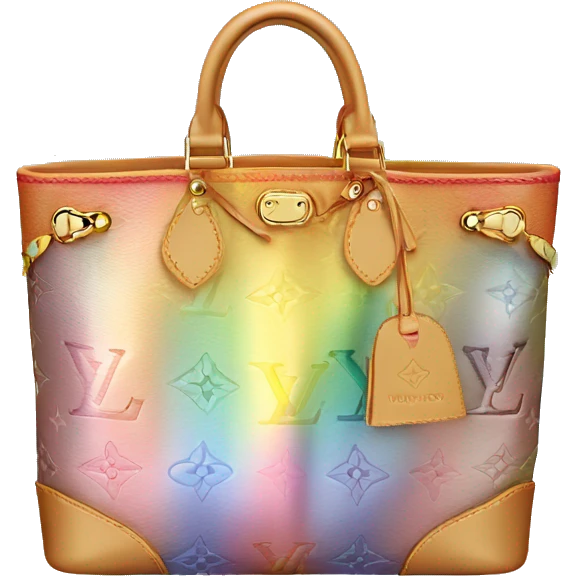 Louis vuitton Rainbow Color emoji