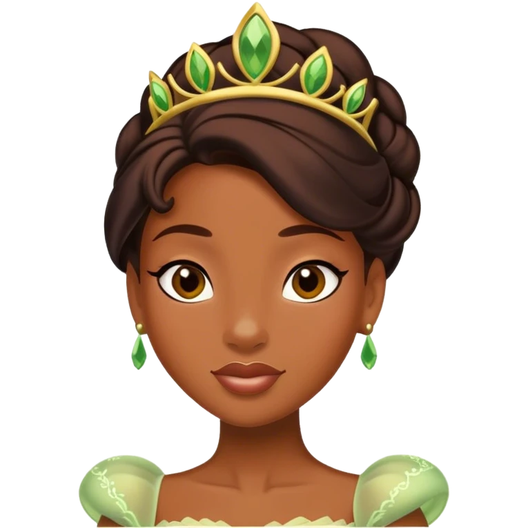 Princess Tiana ￼ emoji