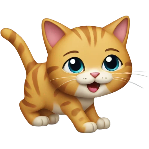 Cat plying emoji