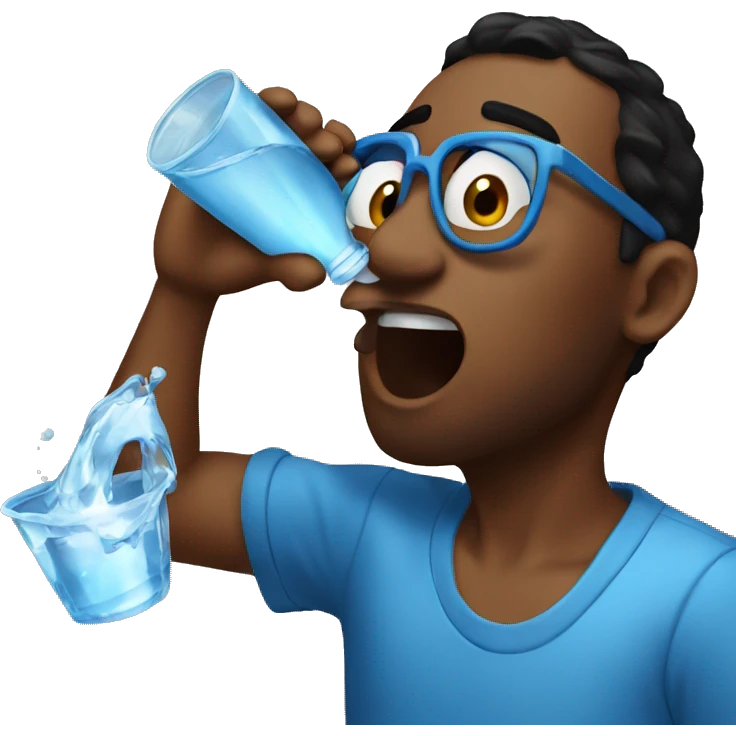 Diddy drinking water  emoji
