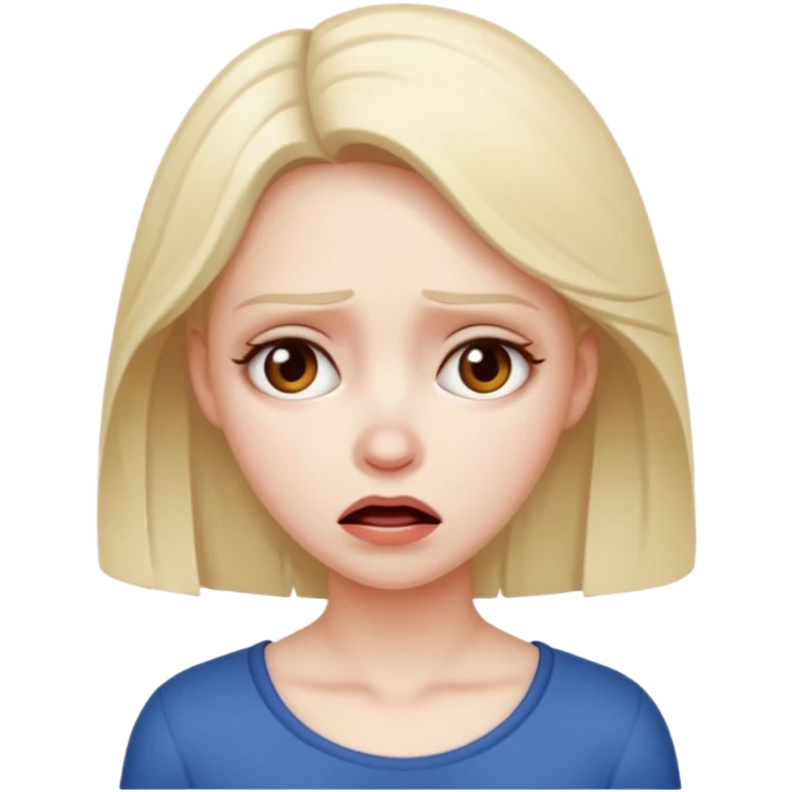 Carita angustiada  emoji