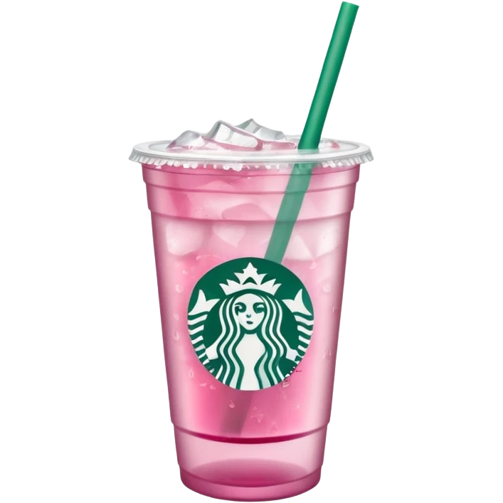 Starbucks pink drink  emoji