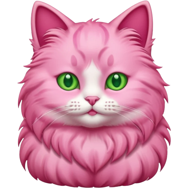 Pink cat emoji