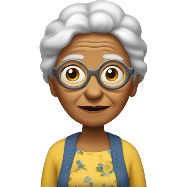 Minions grandmother emoji