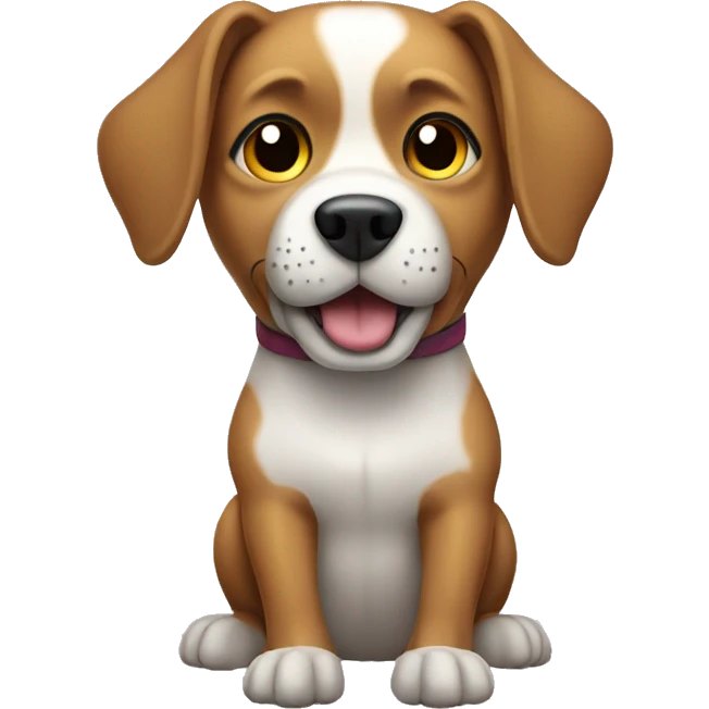dog with human arms emoji