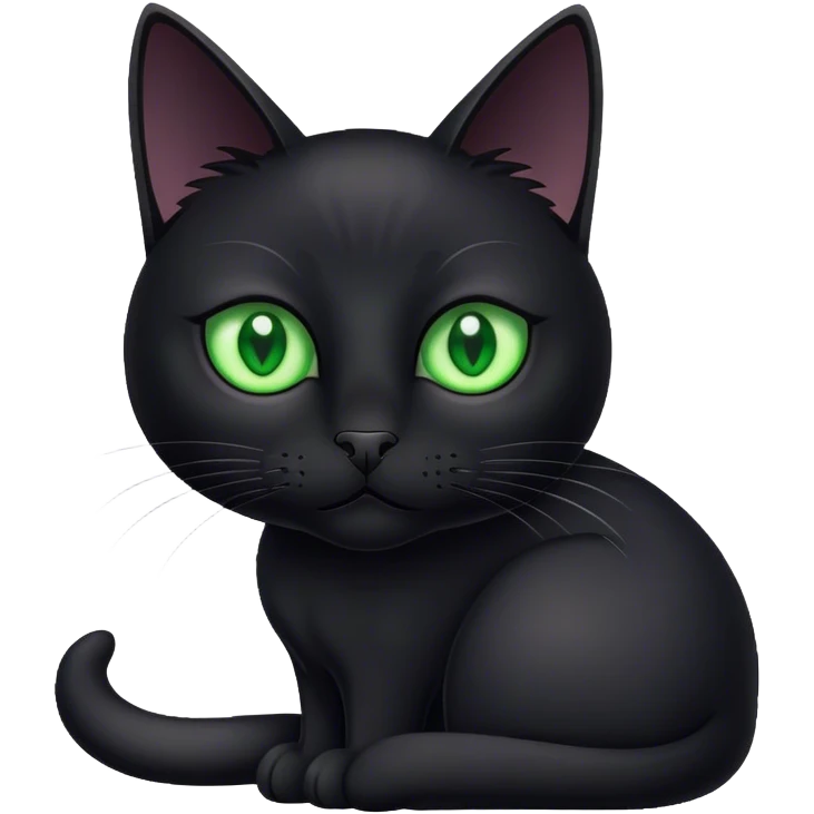 Black cat emoji