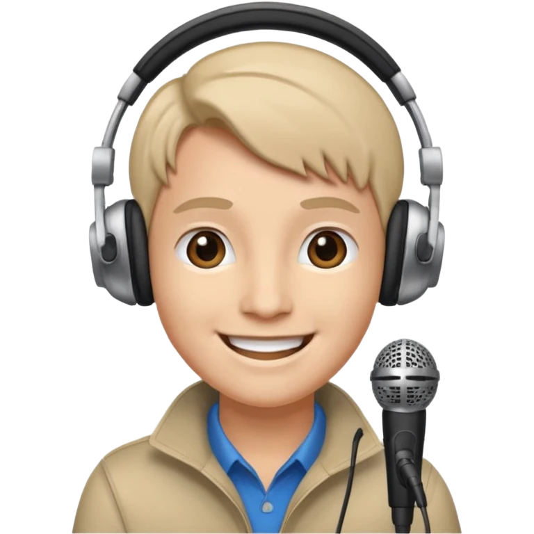 radio show host emoji