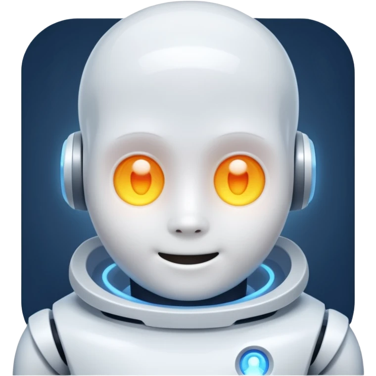 An AI bot that looks like the character Casper emoji