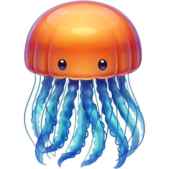 Una medusa amigable emoji