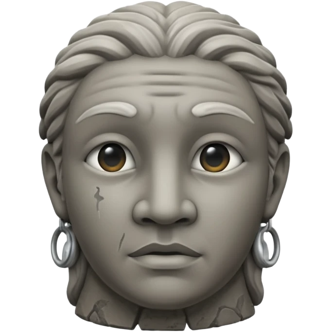 ancient stone statue emoji