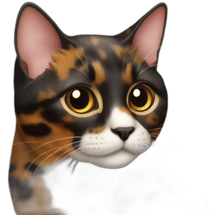 tortoiseshell cat emoji