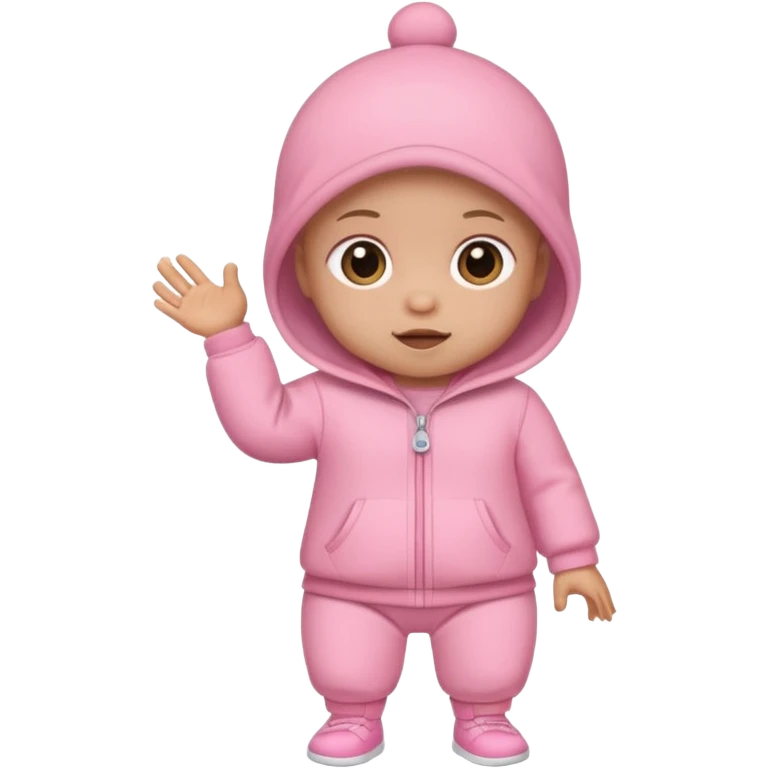 baby in pink emoji