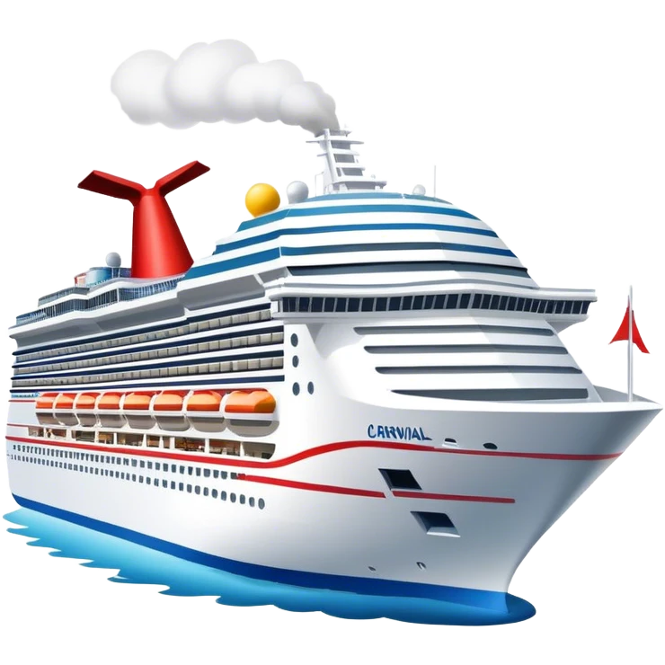 carnival carnival cruise ship exhaust  emoji