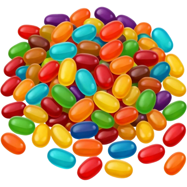 Jelly bean emoji