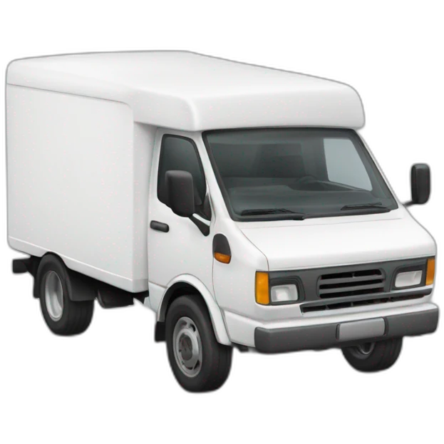 une camionette blanche emoji