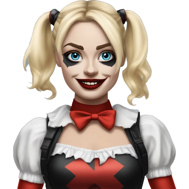 Margot Robbie as harley Quinn emoji