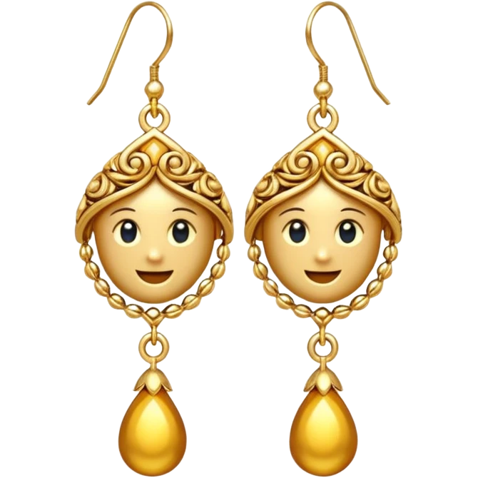Earrings emoji emoji