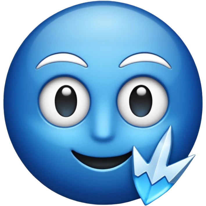 Verificado azul con la flecha blanca emoji