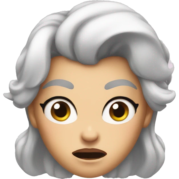 Angry princess face emoji