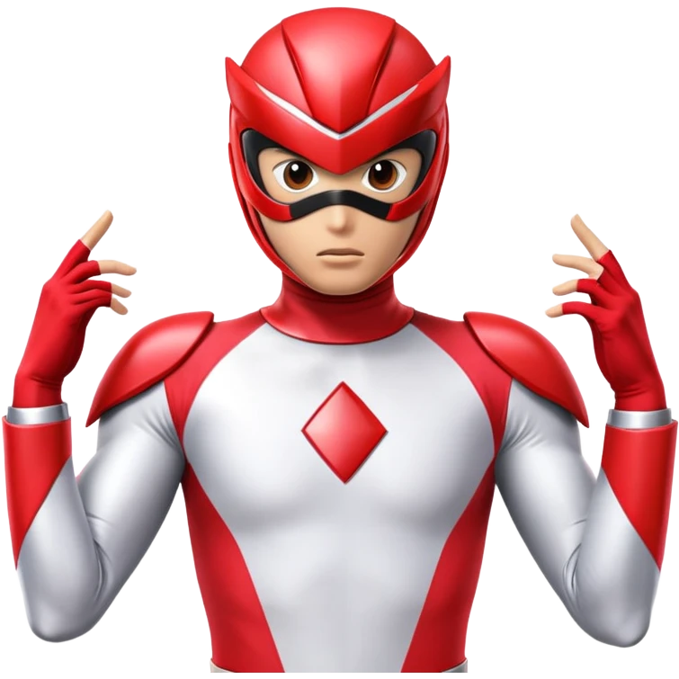 power ranger looking confused emoji
