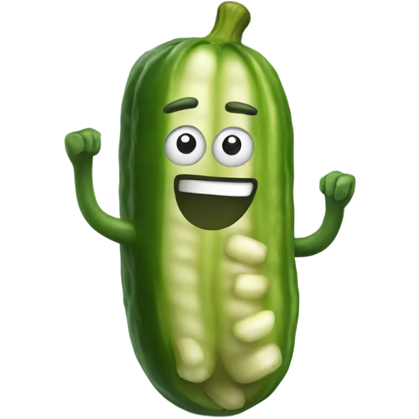 pickle with legs emoji