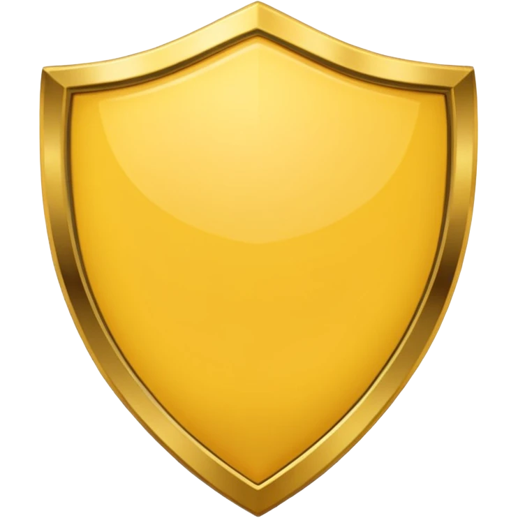 yellow shield  emoji