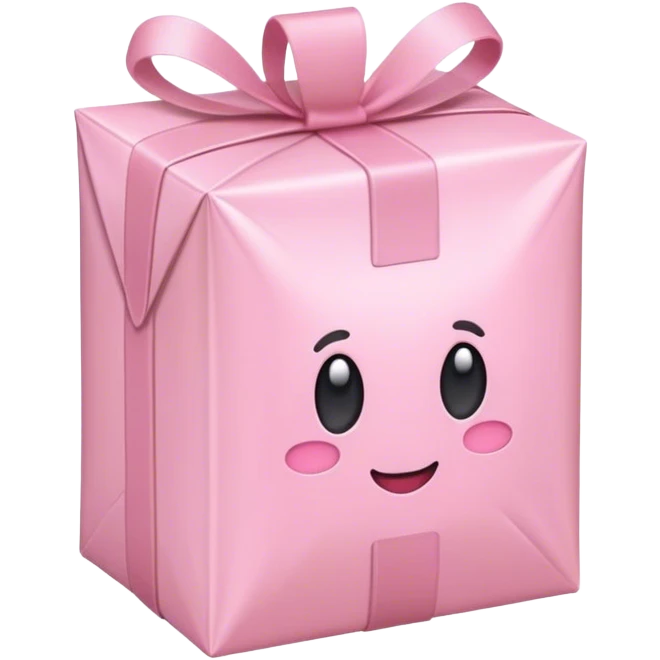 light pink package emoji