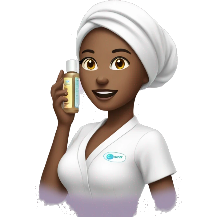 Skin care products  emoji